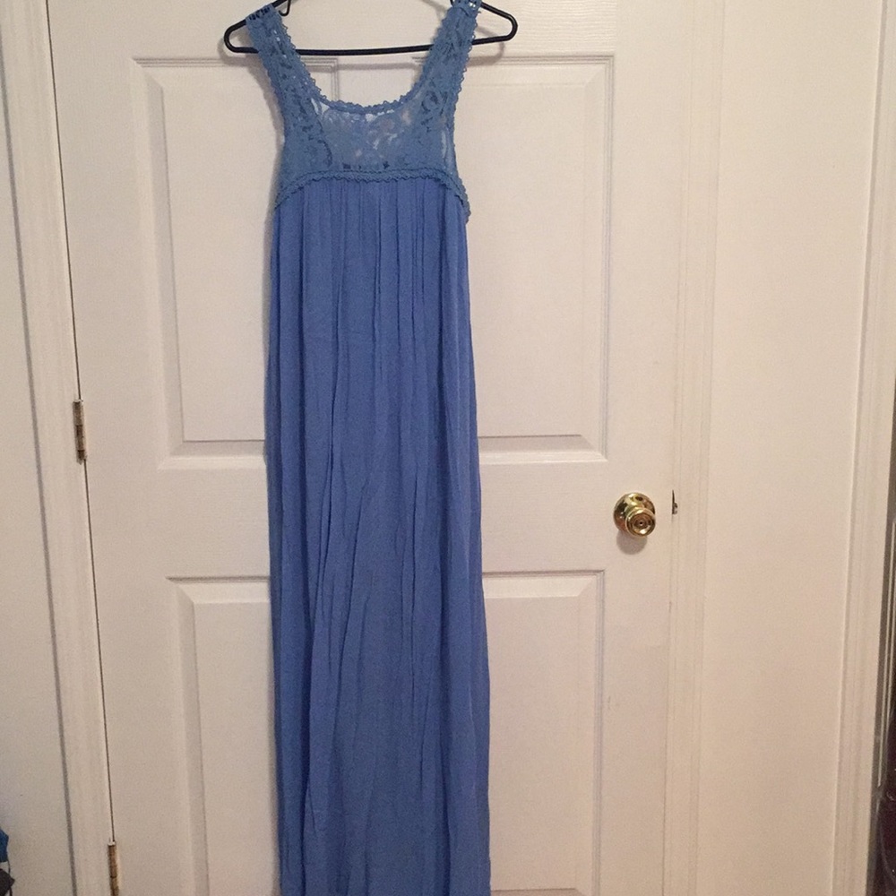 BABY BLUE MAXI DRESS